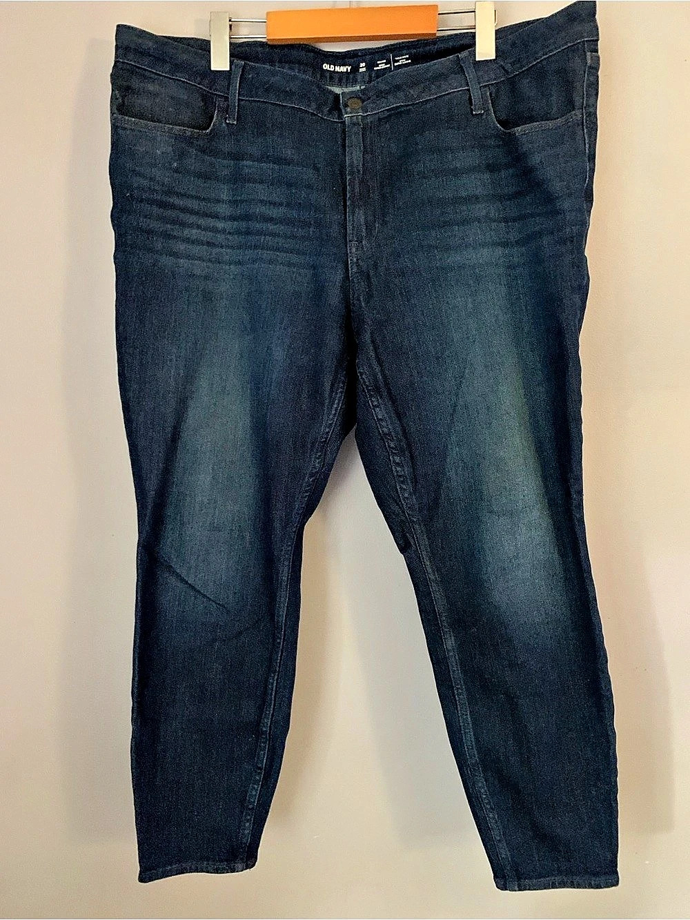 Old Navy Wow Skinny Dark Rinse Skinny Jeans in Blue Size 20 Short
